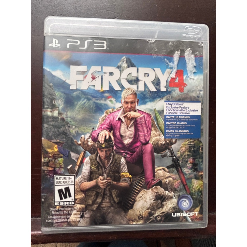Far Cry 4 Sony PlayStation 3 PS3 Game Ubisoft Complete CIB 2014